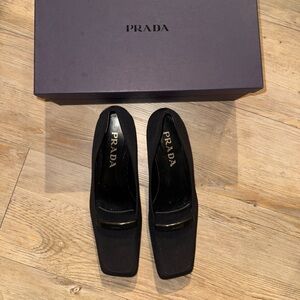 Prada Black Flats